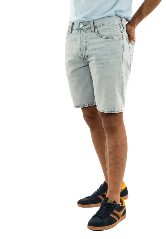 Levi's Men's 501 Original Denim Shorts, Light Thread LTWT Sh, 34W