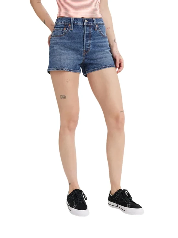 Levi's Women's 501 Original Shorts, Broken Midnight No D, 26W