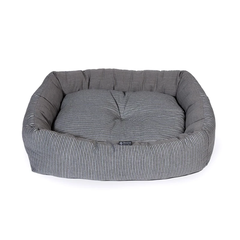 Danish Design Rustic Stripes Grey Snuggle Bed 34in