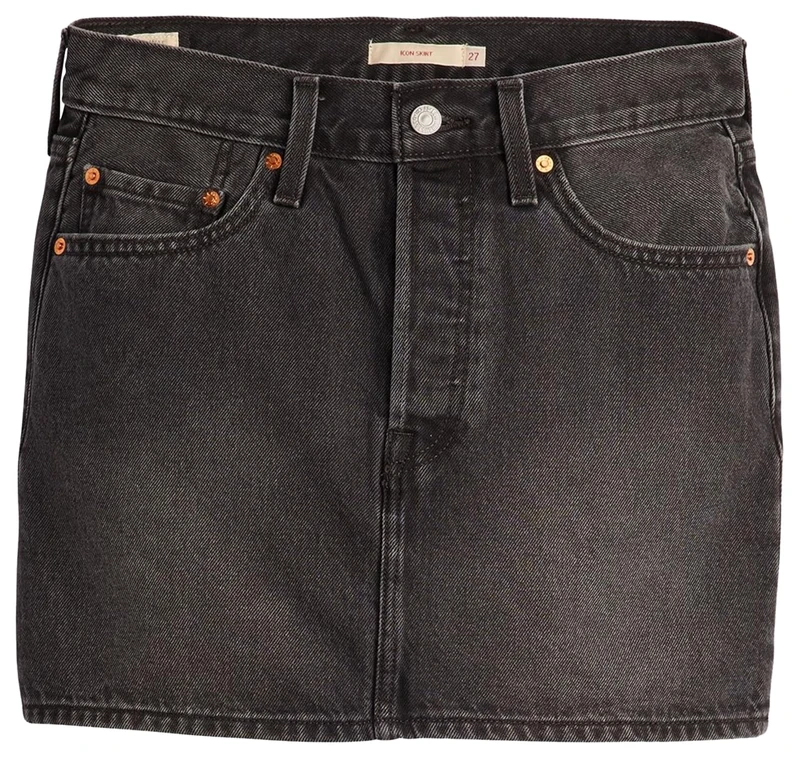 Levi's Women's Icon Skirt, Dark Mirror, 23W