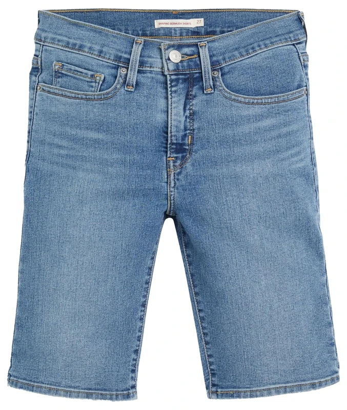 Levi's Women's Shaping Bermuda Camp Denim Shorts, Camp Denim Short, 23W