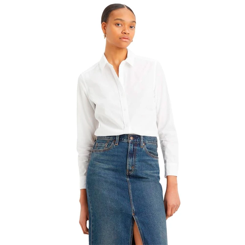 Levi's The Classic Bw Shirt Bright White_Vm, Bright White_vm, XXS