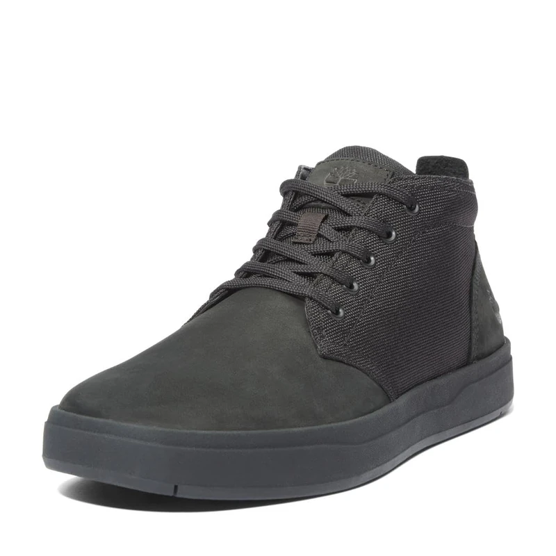 Timberland Men's Davis Square F/L Chukka Sneaker, Black, 12.5 UK
