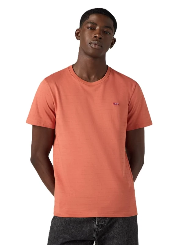 Levi's Ss Original Hm Tee Etruscan Red Dobby, Etruscan Red, S