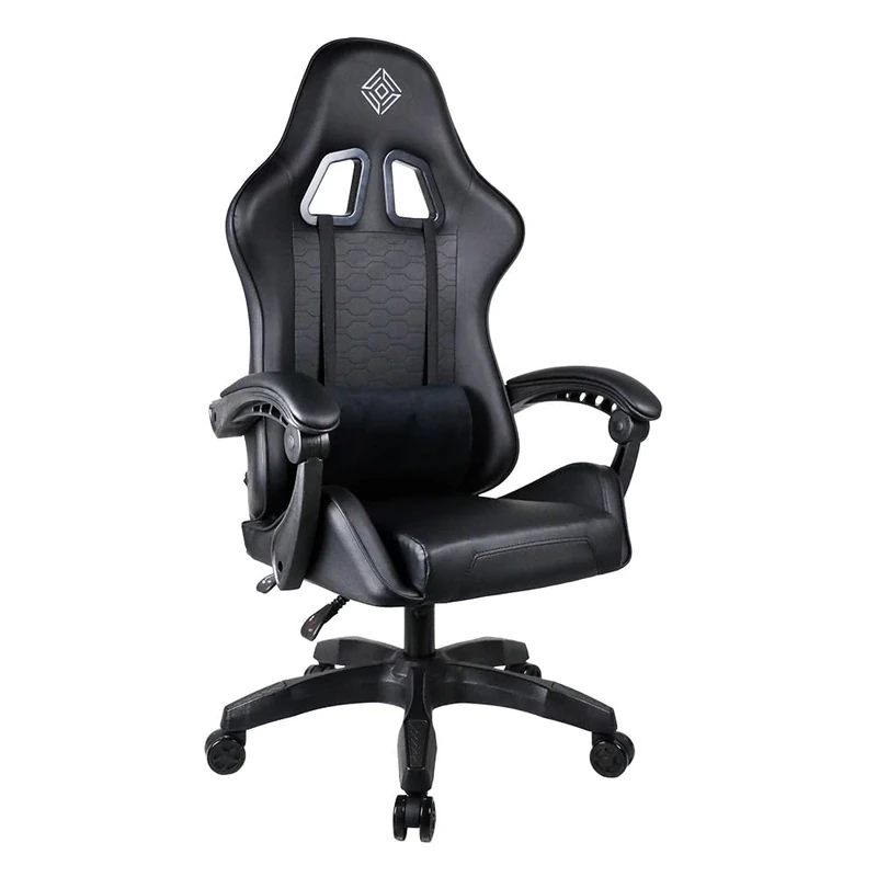 Subsonic - Gaming and Office Chair - Reclining Chair, comfortable seat, integrated headrest and armrests, gamer chair with ergonomic backrest, back cushion, adjustable height