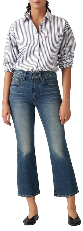 Levi's Women's 725 Authentic Kick Bootcut Ankle Jeans, Ankle Time, 27 W/27 L