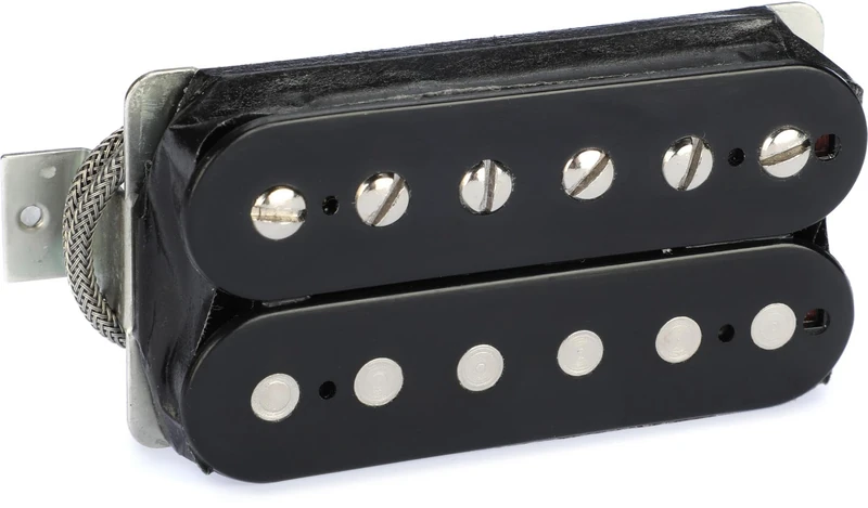 DiMarzio DP 308BK PAF 57 Neck Humbucker Electric Guitar Pickup, Black