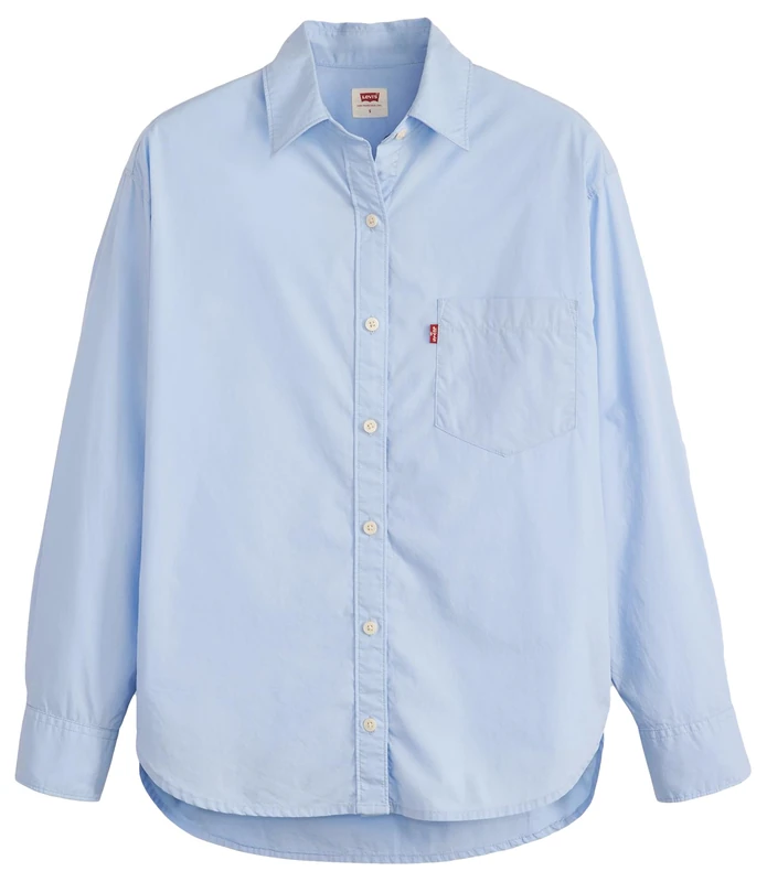 Levi's Harlie New Boyfriend Shirt Women, Serenity Blue, S