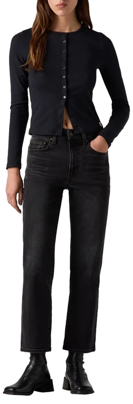 Levi's Women's 725 Authentic Kick Bootcut Ankle Jeans, Rodeo Princess, 30W / 31L