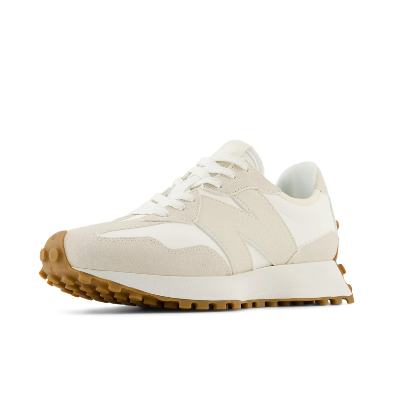 New Balance Womens 327 Sneaker, Linen, 4 UK