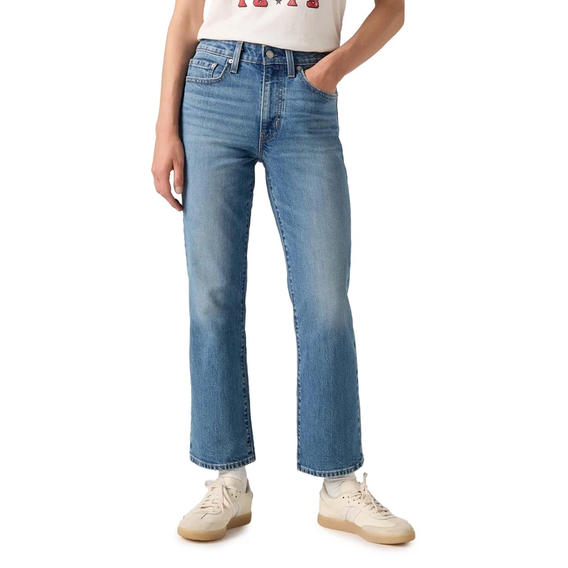 Levi's Women's 725 Authentic Kick Bootcut Ankle Jeans, Kick Start, 24W x 29L - Image 1