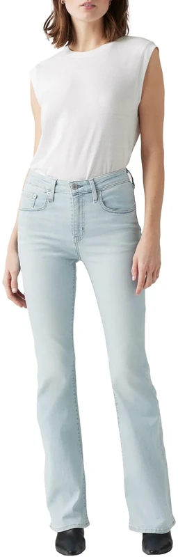 Levi's 726 High Rise Flare Jeans Women, Flip Through, 28W x 30L