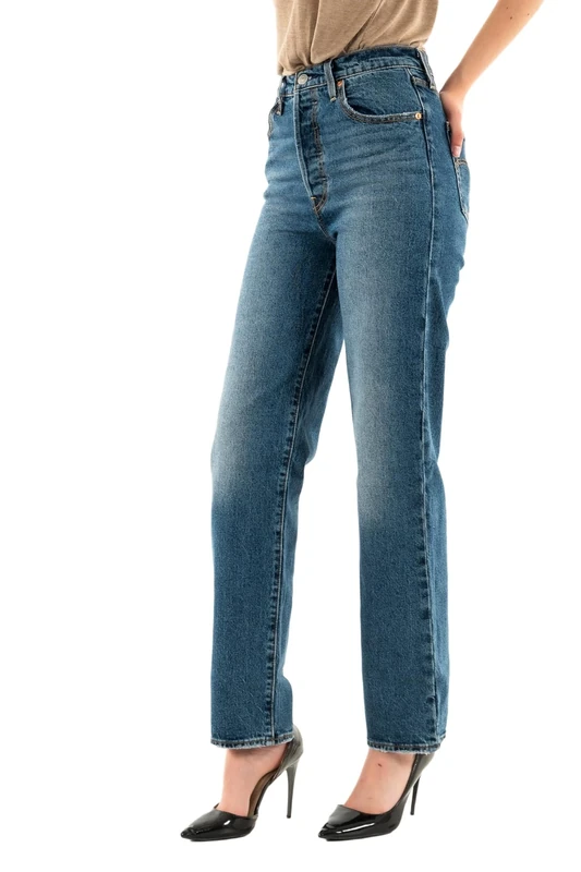 Levi's Women's Ribcage Straight Ankle Jeans, My Honor No Dx, 34W x 29L