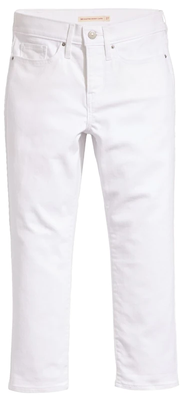 Levi's Women's 311 Shaping Skinny Capri Trousers, Soft Clean White, 26 W