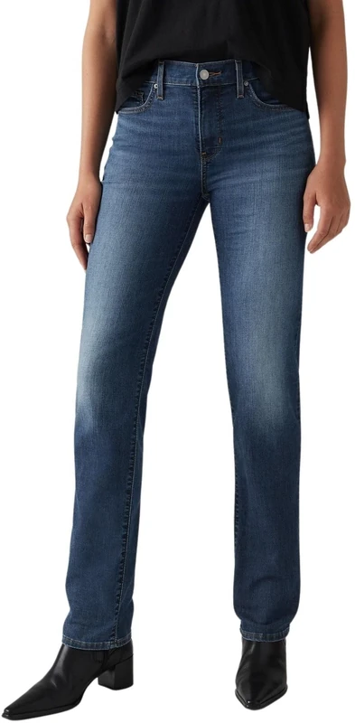 Levi's Women's 314 Shaping Straight Jeans, Cool Agenda, 26W / 32L