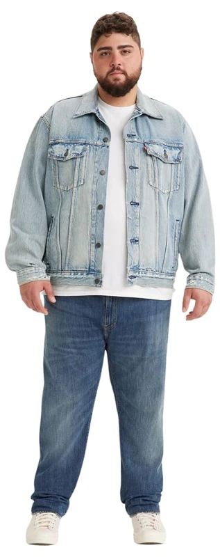 Levi's Men's 502 Taper Big & Tall Jeans, Future Self Adv, 42 W/32 L