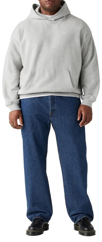 Levi's 501 Original B&T Dark Stonewash, Dark Indigo Flat, 42 W/32 L - Image 1