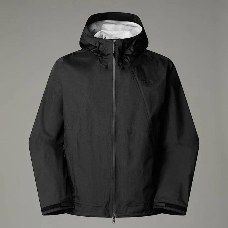 The North Face Men's Packable Lt Rain Jacket, Tnf Black, XL