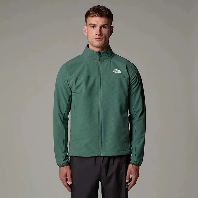 The North Face Men's Stormgap Powergrid Jacket, Deep Nori/Tnf Black, L