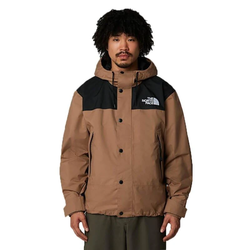The North Face Men's Reign On Rain Jacket, Latte/Tnf Black, XS