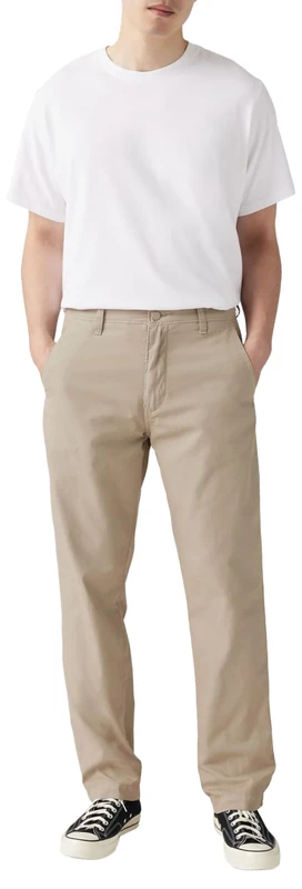 Levi's XX Chino Authentic Straight Men's Trousers, Vintage Khaki Rmn Tw, 33 W/34 L