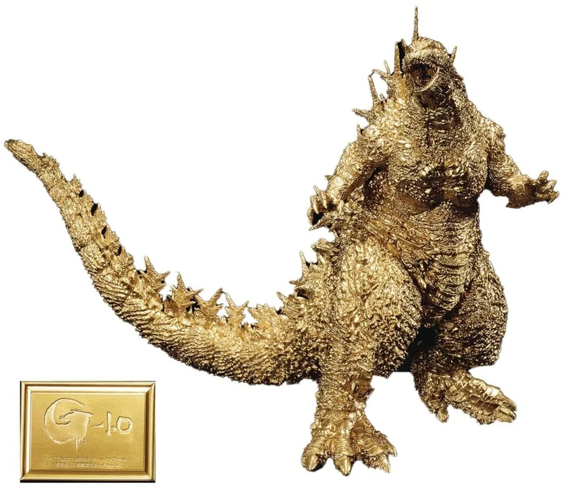 Godzilla Ichibansho Figure Minus One (2023) -Gold Color ver.-, Bandai Spirits Collectible Statue