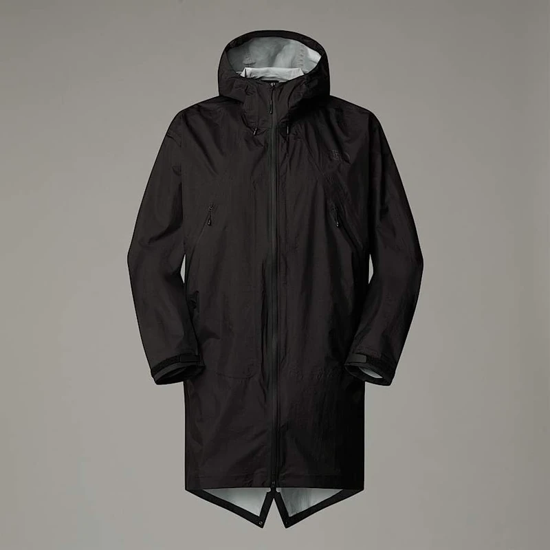 The North Face Unisex Packable Lt Rain Parka, Tnf Black, XXS