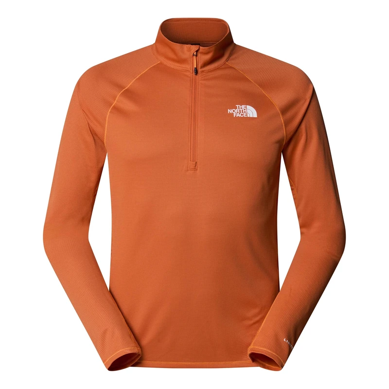The North Face Men's Sunriser 1/4 Zip Long Sleeve top, Iron Bronze, L