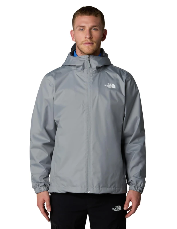 The North Face - Men's Quest Hooded Jacket - Waterproof, Breathable - Monument Grey - L