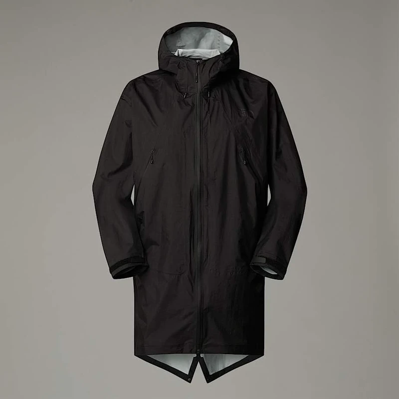 The North Face Unisex Packable Lt Rain Parka, Tnf Black, XL