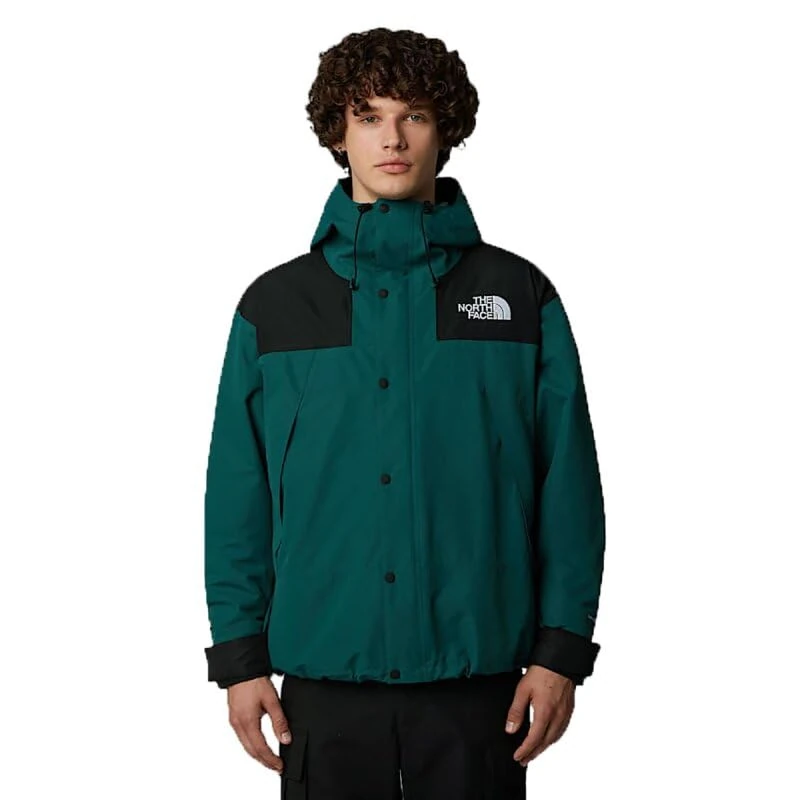 The North Face Men's Dryvent Mono Mountain Jacket, Deep Nori/Tnf Black, S