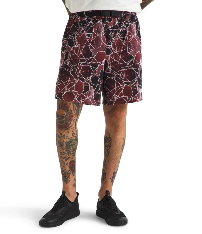 The North Face Men's Class V Pathfinder Shorts, Sumac Oval Intention Pr, S