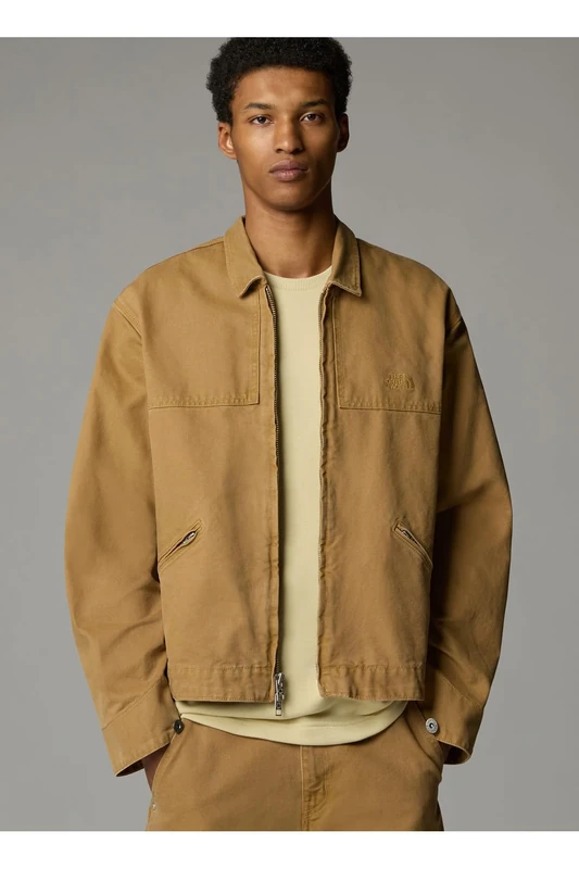 The North Face Men's Cedar Canvas Work Jacket, Utility Brown, XL