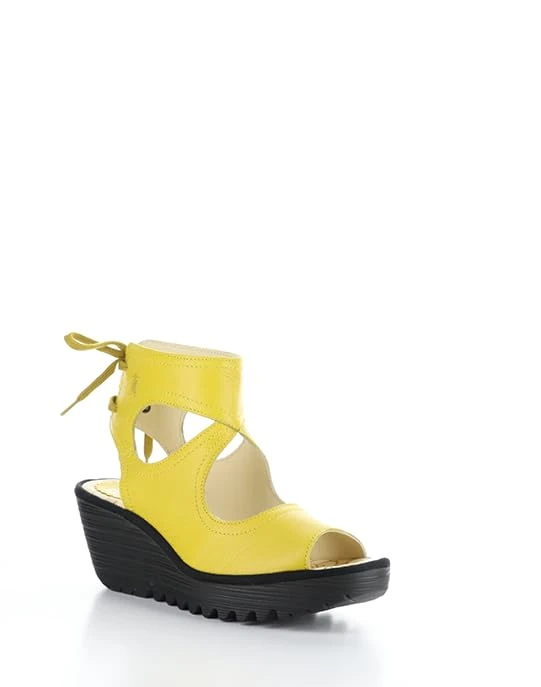 Fly London Women's YULP571FLY Sandal, Bright Yellow, 5 UK