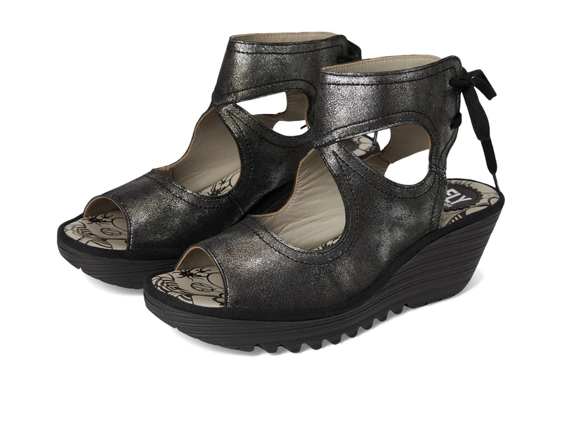 Fly London YULP571FLY Women's Sandal, Silver