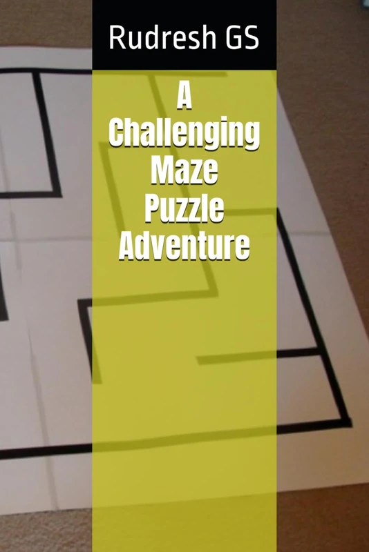 A Challenging Maze Puzzle Adventure - Activity Book