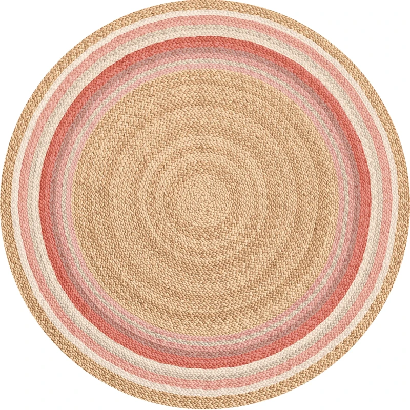 VINILIKO, Pink Lines Vinyl Rug [Diam] 150 cm