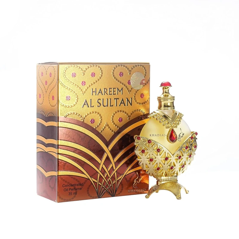 khadaj perfumes hareem al sultan perfume，Oil, Arabic Perfume for Women, The Luxurious Scent Of Arabia, Delicate Fragrance Concentrated Perfume Oil (35ML)