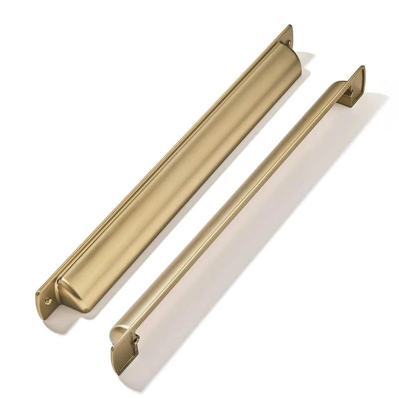 khtumeware 6 Pack 12"(305mm) Cup Drawer Pulls Champagne Bronze Cabinet Pulls Kitchen Hardware Bin Cup Cabinet Handles Drawer Handles Knobs.