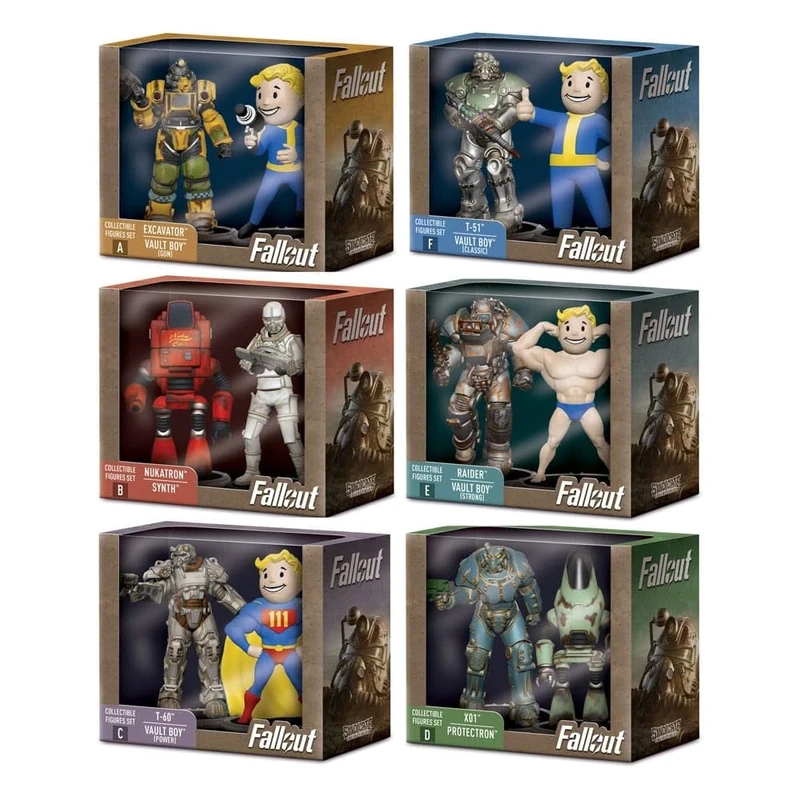 Syndicate Collectibles Fallout assortiment pack 2 figurines 7 cm (6)