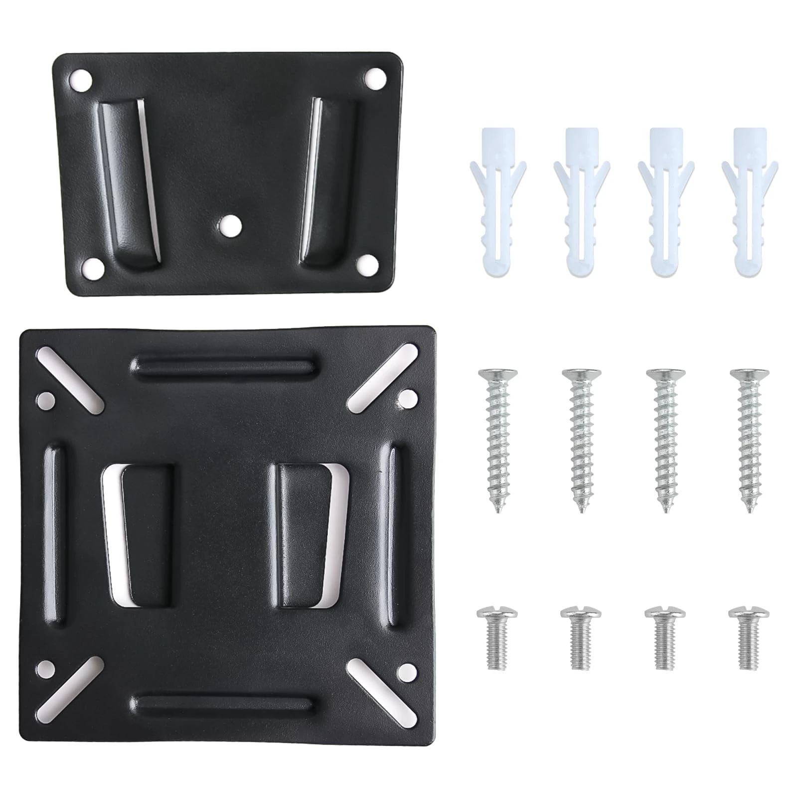 14-27 Inch Universal TV Wall Mount Ultra Slim Fixed Monitor Wall Bracket for Most 14-27 inch LED/LCD/OLED/Plasma TV up to 30lbs with Max VESA 100×100 mm Camper Versatile Replacement Stand Mount