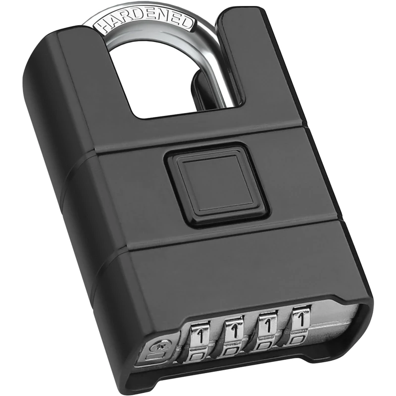 Diyife Large Heavy Duty Combination Padlock Outdoor, [Anti-Cutting] [Waterproof] 8mm Shackle, 54mm 4-Digit Padlocks with Code, High Security Padlock for Gate, Shed, Fence, School, Gym, Garage