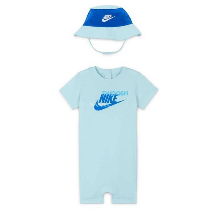 Nike Unisex B NSW Pe Romper Bkthat Set Glacier Blue T-Shirt - Image 1