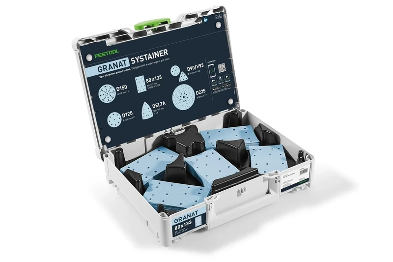 Festool Systainer³ para abrasivos SYS-STF 80X133 GR-Set