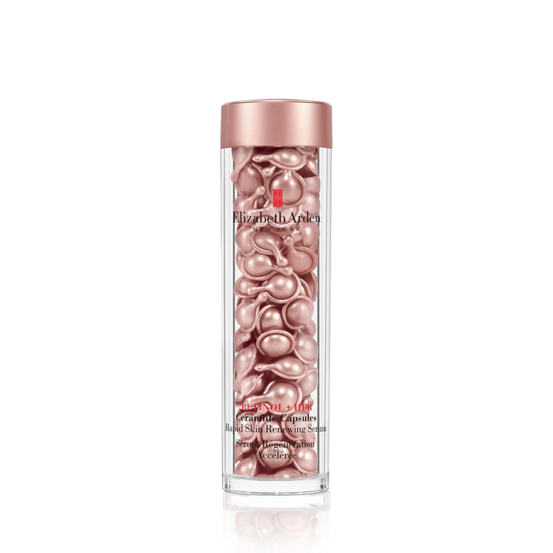Elizabeth Arden Retinol + HPR Ceramide Capsules Rapid Skin Renewing Serum (90 pcs) Anti-Ageing Skincare to Smooth Fine Line & Wrinkles, Retexturize Skin, for Day & Night
