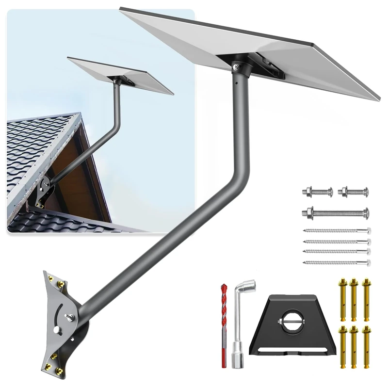 Gen 3 Mount for Starlink, 65CM Wall Mount/Roof Mount Compatible with V3 Starlink Standard Dish, Adjustable Mounting Kit Include Aluminium Gen 3 Pipe Adapter