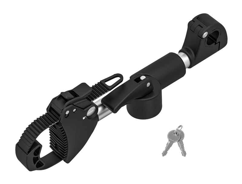 EUFAB 11247 Adjustable Strap Frame Holder 27 cm Black/Silver