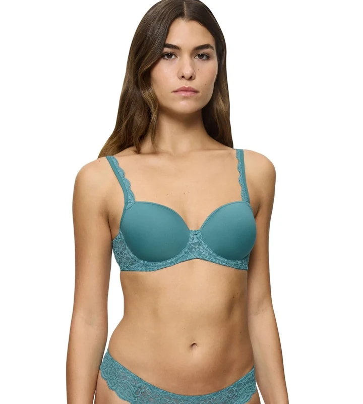 Triumph Women's Amourette Bra, Quiet Turquoise, 75E