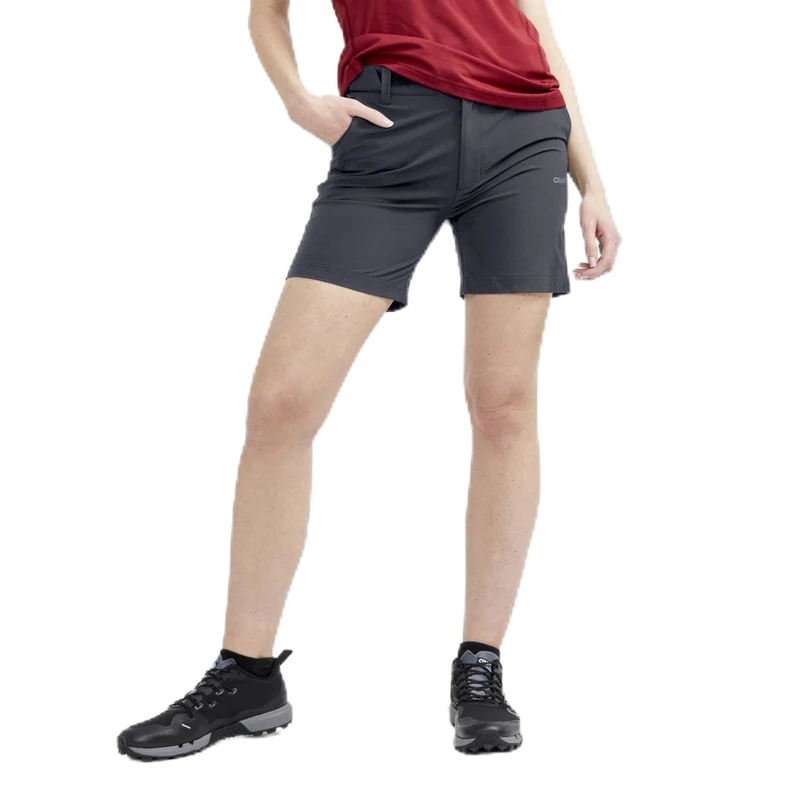 Craft Women's Adv Explore Tech Shorts W Outdoor Trousers, Asphalt, XXL