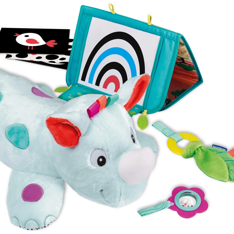 Ravensburger Play+ 34010 Activity Cushion with Rhinoceros - Image 1